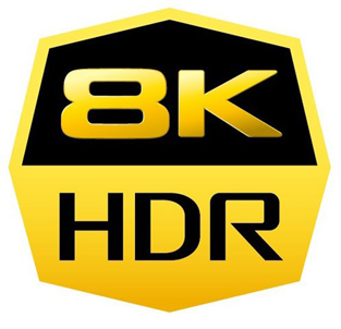 logo van 8K HDR